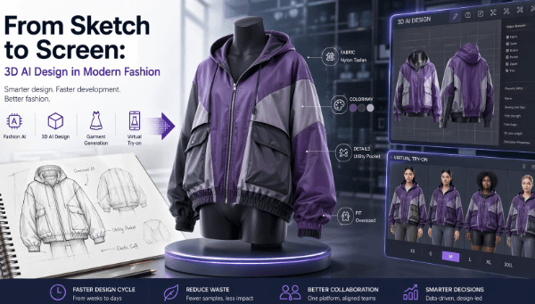 From Sketch to Screen: 3D AI Design in Modern Fashion