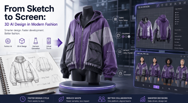 From Sketch to Screen: 3D AI Design in Modern Fashion