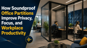 How Soundproof Office Partitions Improve Privacy, Focus, and Workplace Productivity