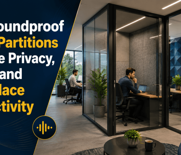How Soundproof Office Partitions Improve Privacy, Focus, and Workplace Productivity