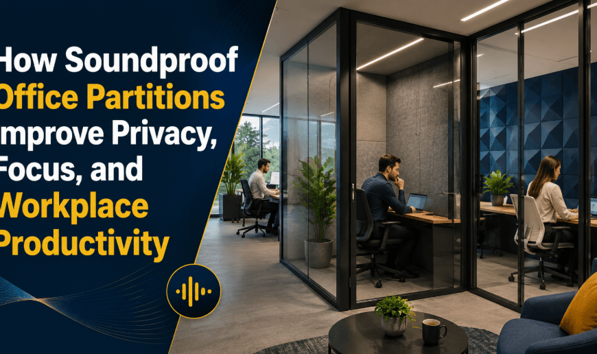 How Soundproof Office Partitions Improve Privacy, Focus, and Workplace Productivity