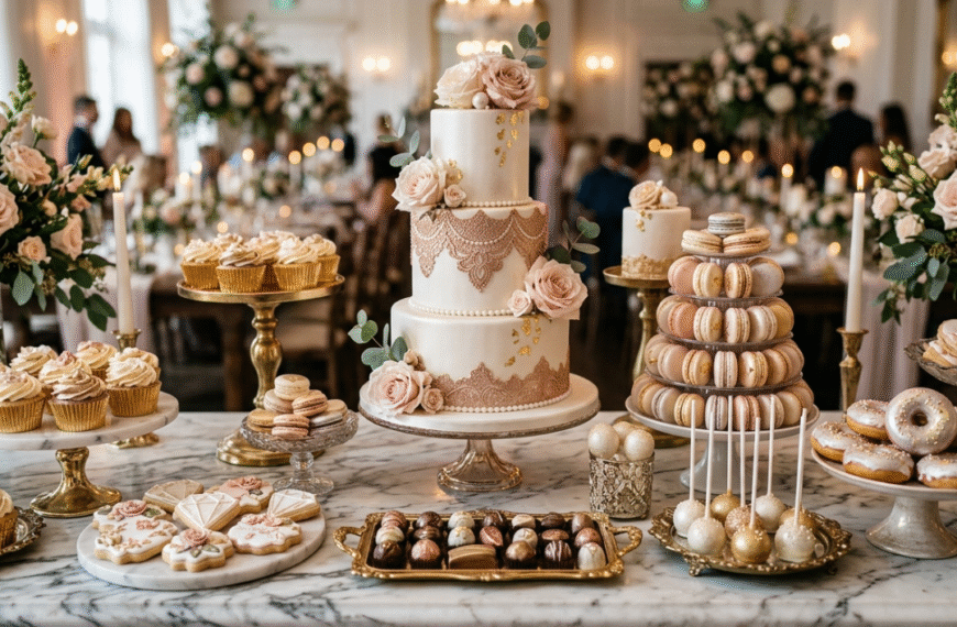 Creative Dessert Decorations Using Edible Luster Dust
